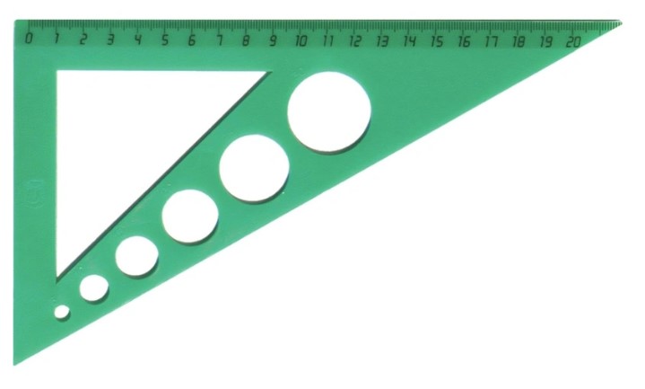 Треугольник Uniplast (21 см, пластик)