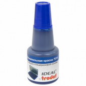 Краска штемпельная TRODAT IDEAL 7014 синяя 24 мл, на водно-глицериновой основе, 206916/219402