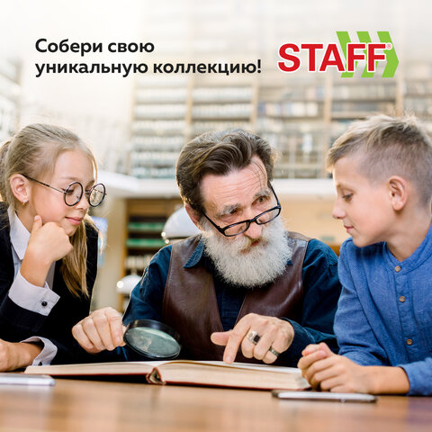 Альбом нумизмата без листов "OPTIMA", 230х270 мм, на кольцах, ПВХ, черный, STAFF, 238076