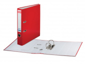 Папка-регистратор ERICH KRAUSE "Стандарт", с покрытием из ПВХ, 50мм, красная, 281