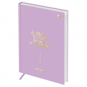 Ежедневник недатированный А5, 136л., 7БЦ, BG "Mindset. Freesia", сиреневый, отд. фольгой