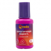 Корректирующая жидкость QREDO 20мл, водная, с кистью