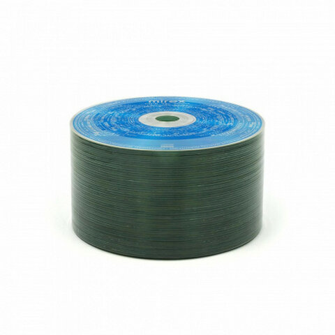 Диск CD-R MIREX, 700 Мб, 48x, Bulk (термоусадка без шпиля), КОМПЛЕКТ 50 шт., UL120051A8T