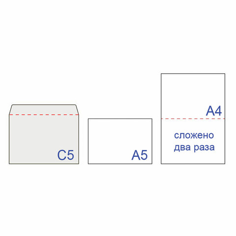 Конверты С5 (162х229 мм), отрывная лента, Куда-Кому, внутренняя запечатка, 80 г/м2, КОМПЛЕКТ 100 шт., BRAUBERG, 112188