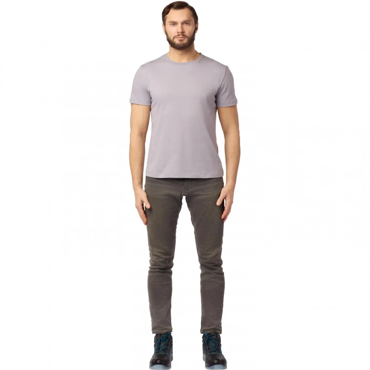 Футболка (160 г.) с кор.рукавом св.серый(XXXL)