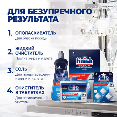 Таблетки для посудомоечных машин 100 шт., FINISH "All in 1", 95989, 3065326