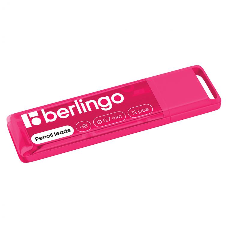 Грифели для механических карандашей Berlingo, 12шт., 0,7мм, HB