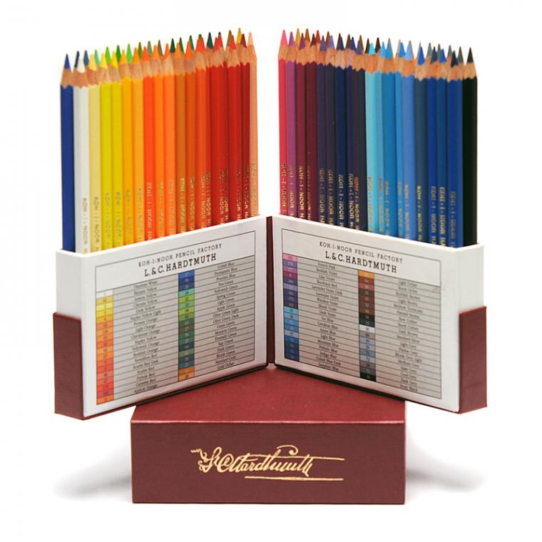 Карандаши цветные художественные Koh-I-Noor "Polycolor Retro 3827", 72цв., заточен., пенал-премиум (ПОД ЗАКАЗ)