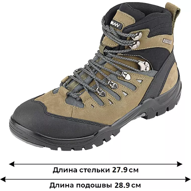 Ботинки мужские (WG2-19-NT), ПУ/Резина (р.42)
