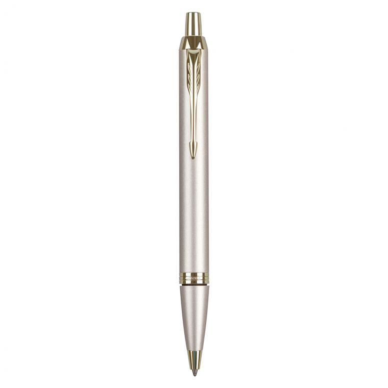 Ручка шариковая Parker "IM Professionals Monochrome Champagne" синяя, 1,0мм, подарочная упаковка