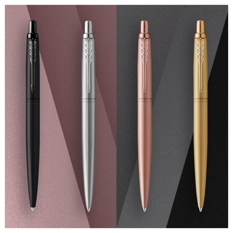 Ручка шариковая Parker "Jotter XL Monochrome Grey" синяя, 1,0мм, кнопочн., подарочная упаковка