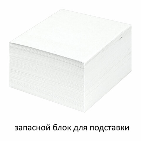 Блок для записей непроклеенный, 9х9х5 см, плотность 65 г/м2, белизна 90-92%, STAFF, 126364