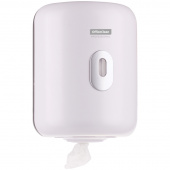 Диспенсер для полотенец в рулонах OfficeClean Professional, с центральной вытяжкой(M1/M2), белый