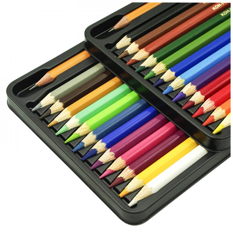 Карандаши цветные художественные Koh-I-Noor "Polycolor 3834", 24цв., заточен.+ точилка+2 ч/гр. кар. 1500, картон, европодвес (ПОД ЗАКАЗ)