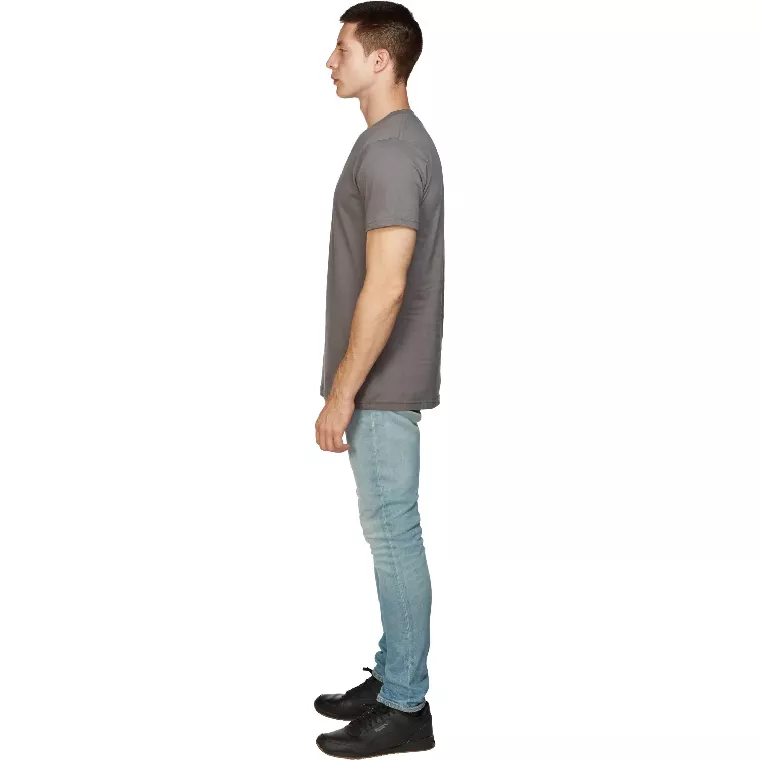 Футболка (160г) с кор.рукавом т.сер.(XXXL)