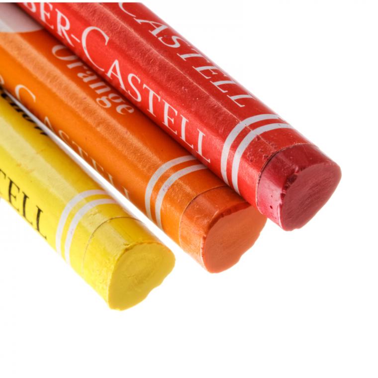 Мелки восковые Faber-Castell, 24цв., трехгранные, картонная упаковка