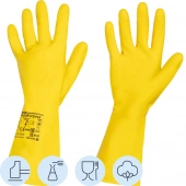 Перчатки резиновые Vileda Profes латекс желтый рM 100759/174372,ПС