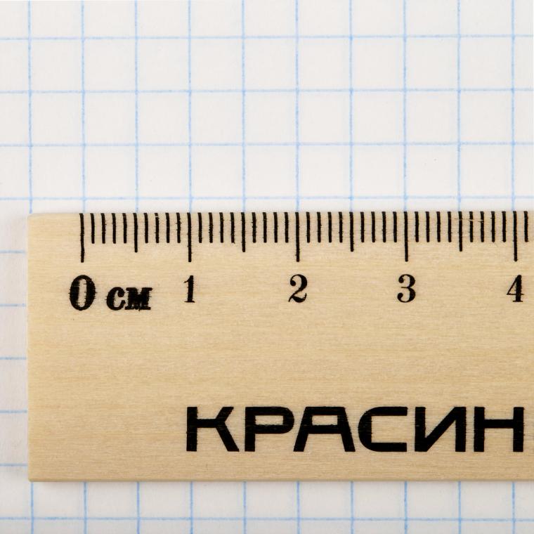 Линейка 50см Красин "Стандарт", дерево