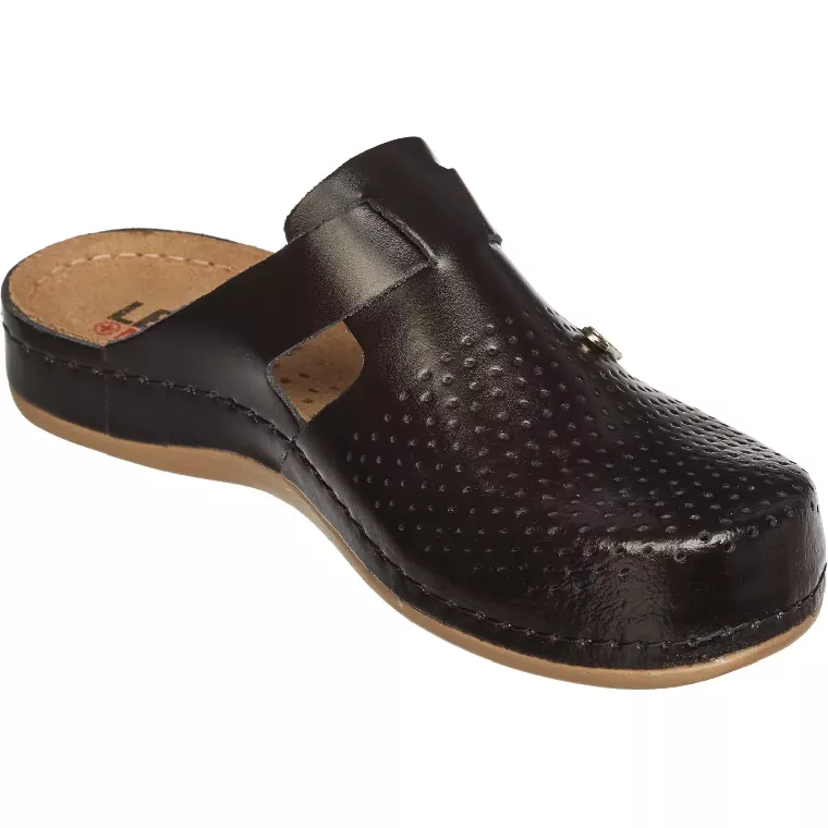 Сабо Leon черные (мод. MED950), р. 38