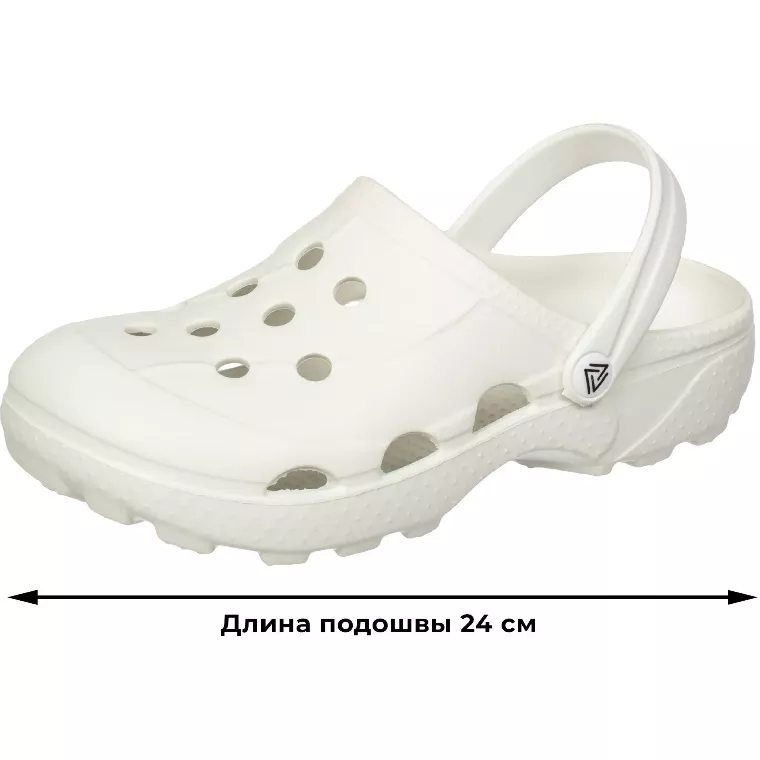 Сабо женские EVART Ола белый/белый р.37
