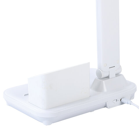 Настольная лампа / светильник беспроводная SONNEN PT-401, органайзер, USB, LED, 5 Вт, 3 режима, 238779