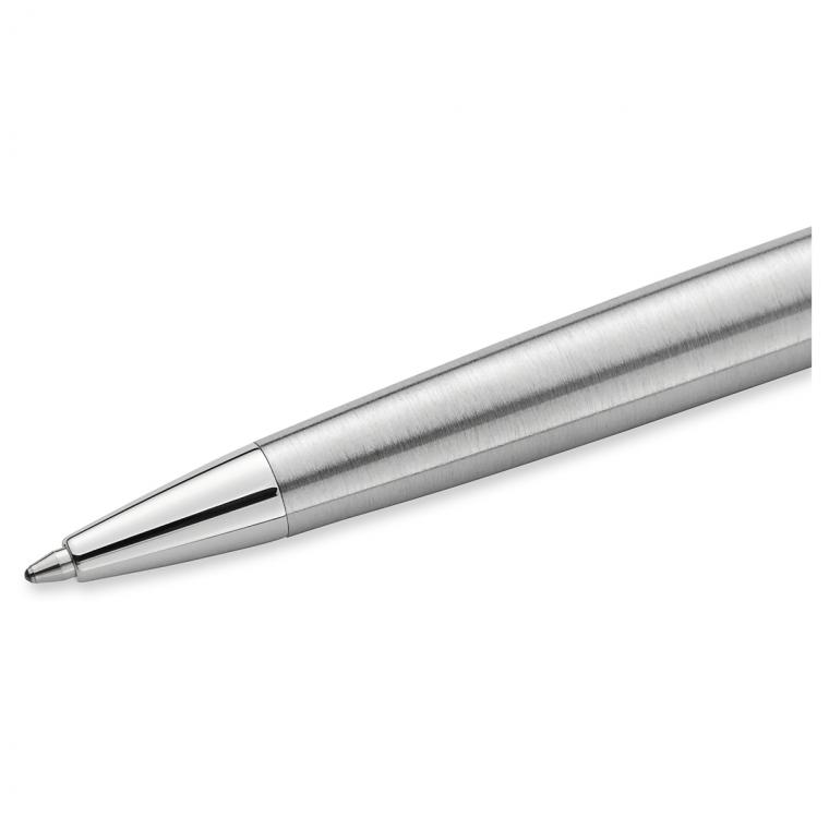 Ручка шариковая Waterman "Hemisphere Stainless Steel PT" синяя, 1,0мм, подарочная упаковка