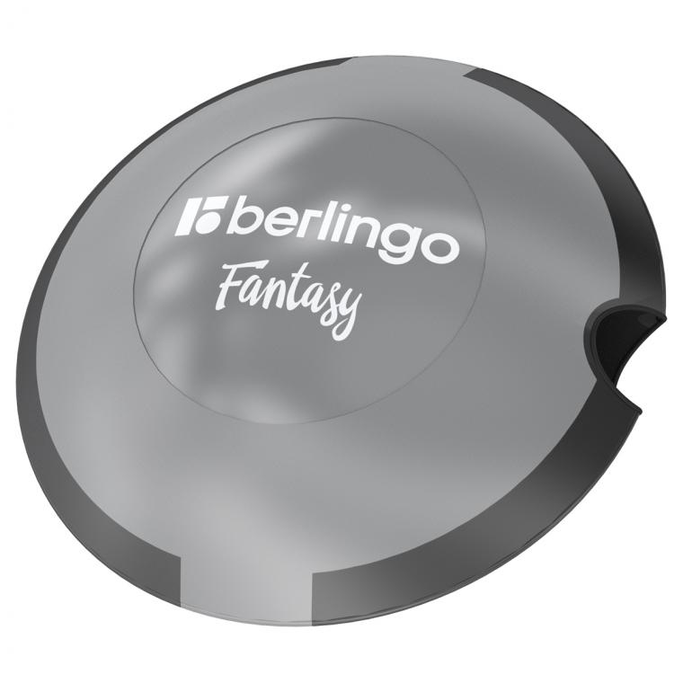 Точилка пластиковая Berlingo "Fantasy" 1 отверстие, контейнер, ассорти