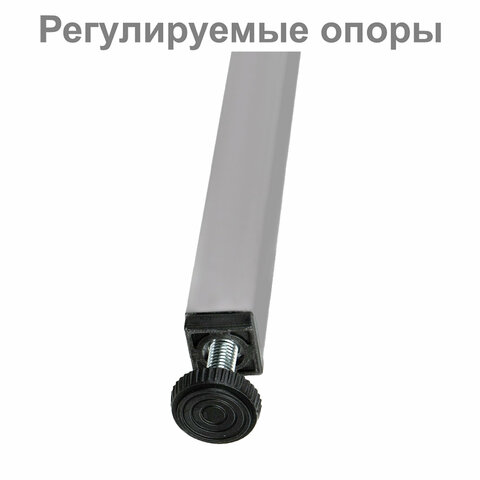 Скамья деревянная на металлокаркасе "СТ 3", 1500х350х460 мм, регулируемые опоры, каркас металлический серый, сиденье дерево