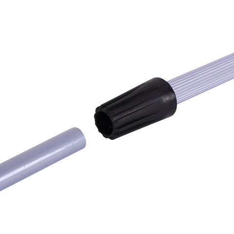 Черенок рукоятка телескопическая 130-240см, алюминий, используется с окномойкой шубкой 601518, со стяжкой 601522, LAIMA PROFESSIONAL, 601515