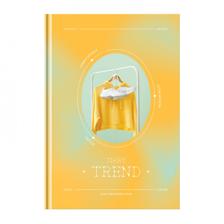 Ежедневник недатированный А5, 160л., 7БЦ, BG "Trend", матовая ламинация