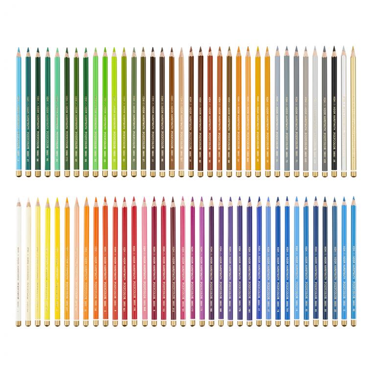 Карандаши цветные художественные Koh-I-Noor "Polycolor", 72цв., заточен., метал. пенал (ПОД ЗАКАЗ)