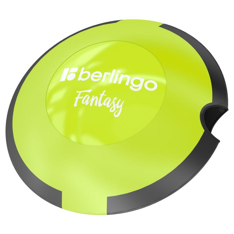 Точилка пластиковая Berlingo "Fantasy" 1 отверстие, контейнер, ассорти