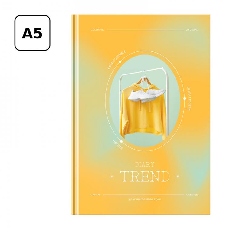 Ежедневник недатированный А5, 160л., 7БЦ, BG "Trend", матовая ламинация