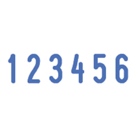 Нумератор ручной ленточный, 6 разрядов, оттиск 27х4 мм, синий, TRODAT 1556, 54886
