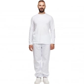 Футболка (160 г.) с длинным рукавом бел.(S)