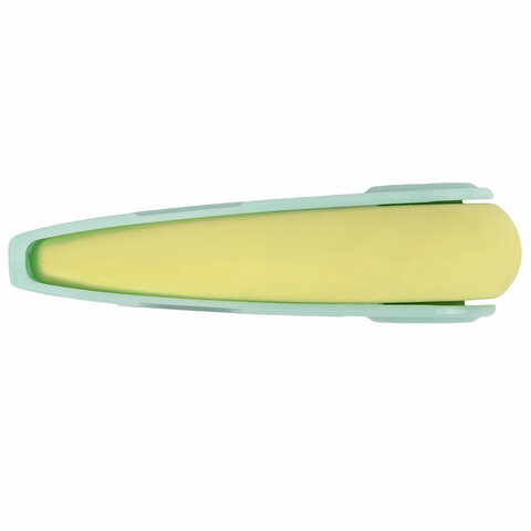 Ластики BRAUBERG "ULTRA PASTEL", НАБОР 3 ШТУКИ, 57х24х15 мм, ассорти пастель, бирюзовый пластиковый держатель, блистер, 272689
