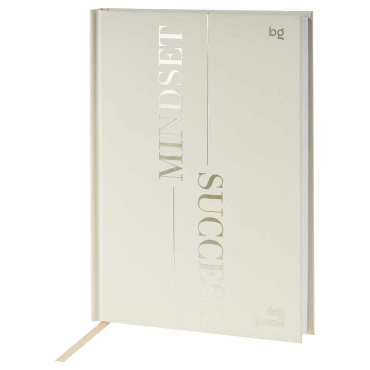 Ежедневник недатированный А5, 136л., 7БЦ, BG "Mindset. Linen", отд. фольгой 3D, soft touch, в подарочной коробке