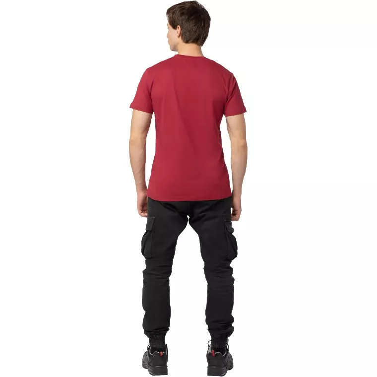 Футболка (160 г.) с кор.рукавом бордовый (XXXL)