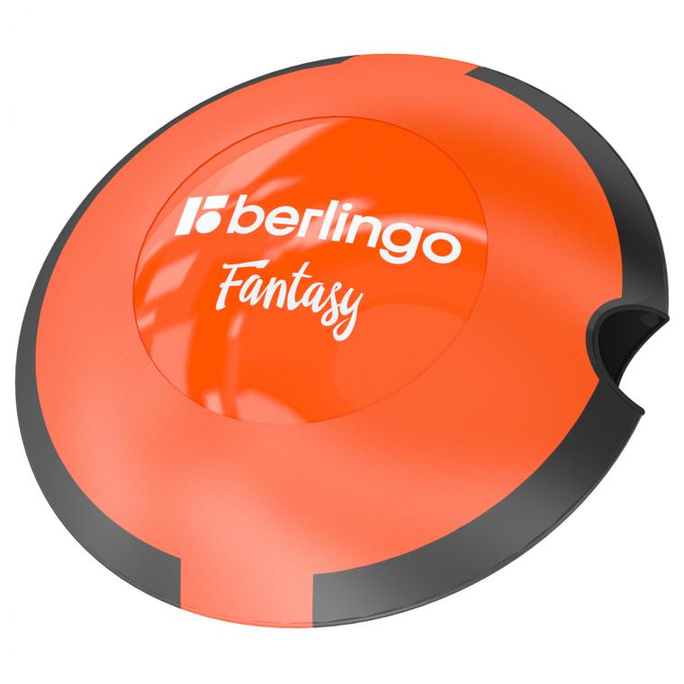 Точилка пластиковая Berlingo "Fantasy" 1 отверстие, контейнер, ассорти