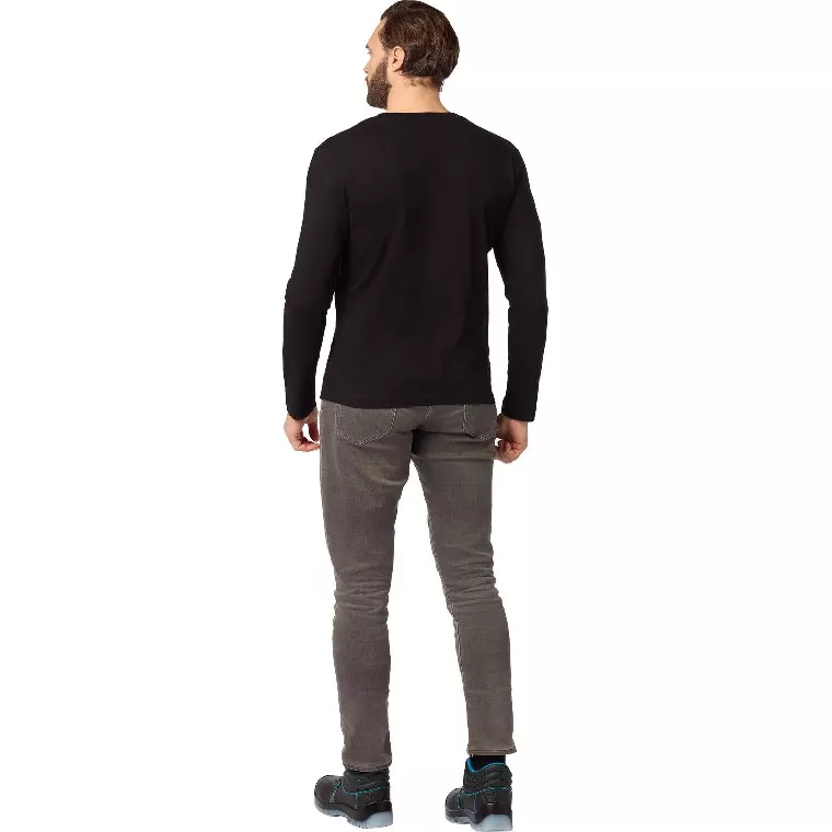 Футболка (160 г.) с длинным рукавом чрн.(XXXL)