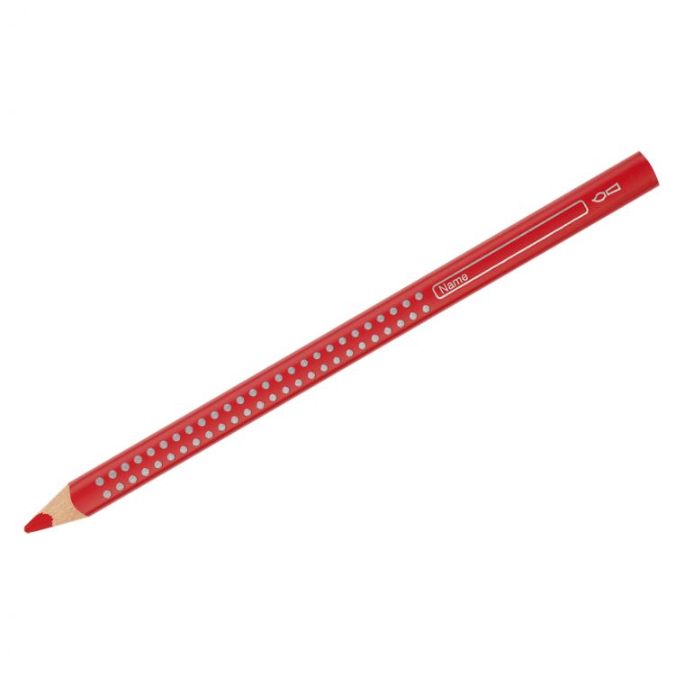 Карандаши цветные Faber-Castell "Jumbo Grip", 12цв., трехгран., утолщен., заточен., картон, европодв