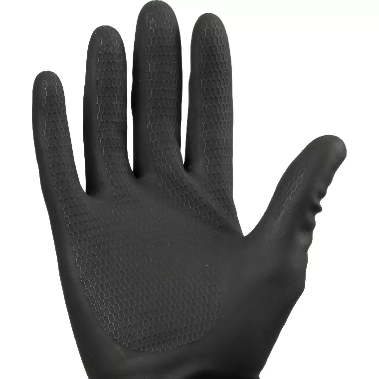 Перчатки латекс черный Manipula КЩС-1 (L-U-03/CG-942) р.9,ПС