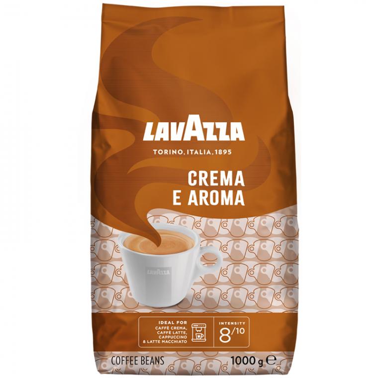 Кофе в зернах Lavazza "Crema e Aroma", вакуумный пакет, 1кг