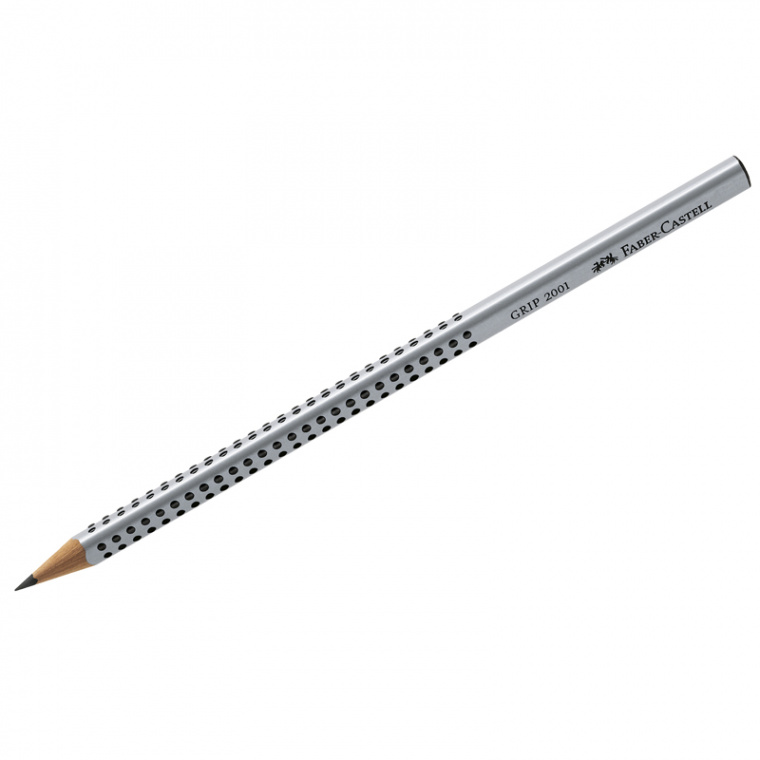 Карандаш ч/г Faber-Castell "Grip 2001" H, трехгранный, заточен.