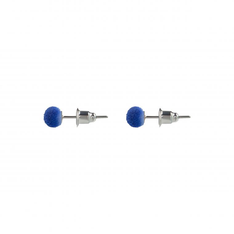Серьги MESHU, бижутерия, синие, 3 пары, европодвес