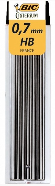 Стержень микрографический 0,7 BIC LEADS HB 12 грифелей Франция