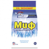 Стиральный порошок-автомат 6 кг, МИФ 3 в 1, "Морозная свежесть"
