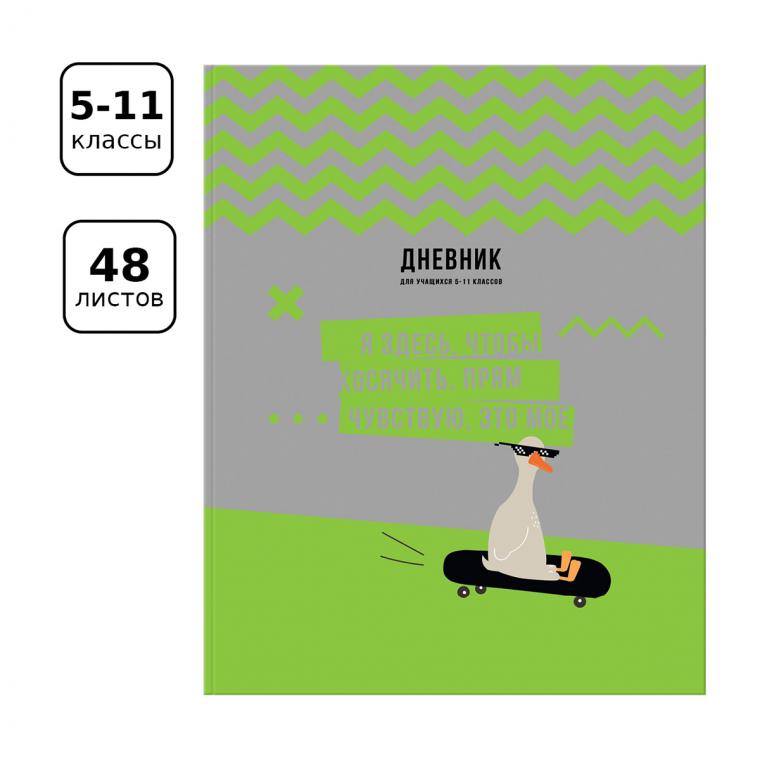 Дневник 5-11 кл., 48л., ЛАЙТ BG "Мое все", матовая ламинация, выб. лак
