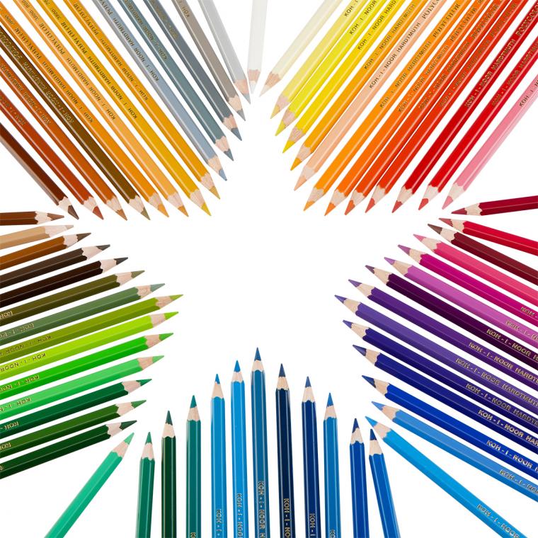 Карандаши цветные художественные Koh-I-Noor "Polycolor", 72цв., заточен., метал. пенал (ПОД ЗАКАЗ)