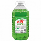 Средство для мытья посуды 5 кг, GRASS VELLY/ORIS "Зеленое яблоко", концентрат, ПЭТ, 125469/126147